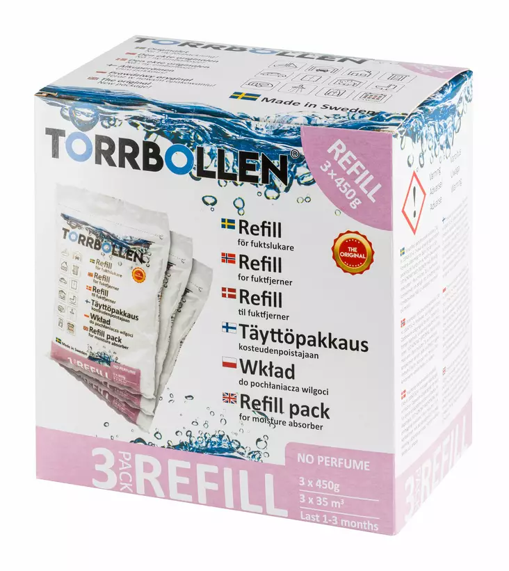 Täyttöpussi 3kpl, Standard - Kosteudenpoistajat - 109938 - 1