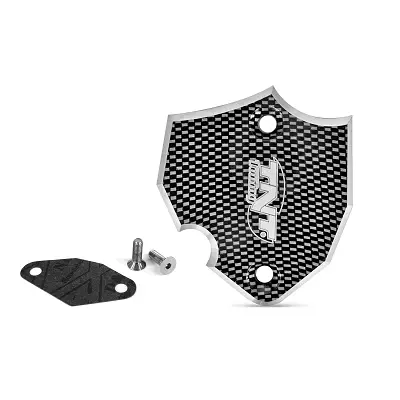 TNT Öljypumpun kansi, Carbon-kuvio, AM6 - Mopon & Skootterin Moottorin suojat - 97698 - 1