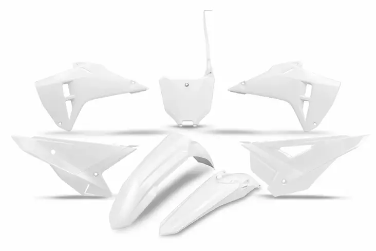 UFO Plastic kit 5-parts White CRF250R 25-. CRF450R 25-.. - Moottoripyörän Muovisarjat - 79728 - 1
