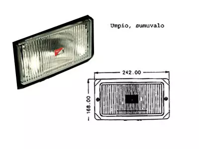 UMPIO SUMUVALO 243X133MM - Yleisosat ja tarvikkeet - 51748 - 1