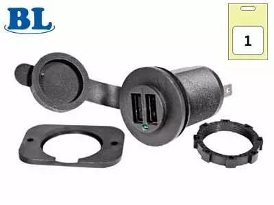 USB LATURI UPOTETTAVA 5V 1A/2,1A - Yleisosat ja tarvikkeet - 43418 - 1