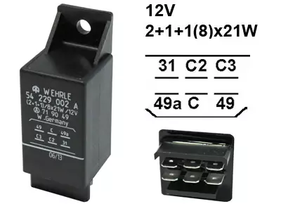 VILKKURELE 12V 6N - Yleisosat ja tarvikkeet - 29428 - 1