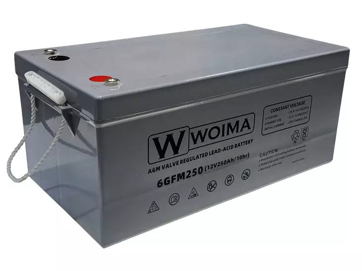 WOIMA 12V AGM VRLA 250AH 520X269X220 -/+ - Yleisosat ja tarvikkeet - 45938 - 1