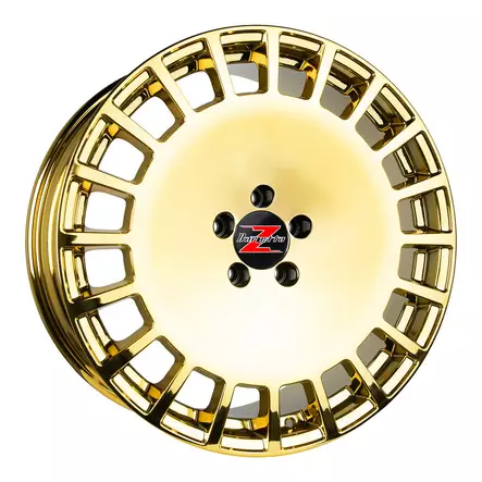 Barzetta Glorioso Gold Chrome 8.5x20 Jako: 5x108 ET: 40 vanne - Auton Vanteet - 2608 - 1