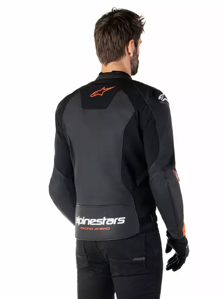 Alpinestars Nahkatakki Faster v3 Musta/Punainen Fluo 50 - MP Takit & Liivit Onroad - 85348 - 1