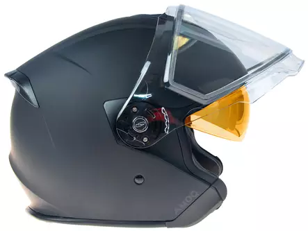 AMOQ Cluster kypärä sähkövisiirillä Blackout S - ATV Avokypärät - 85788 - 1