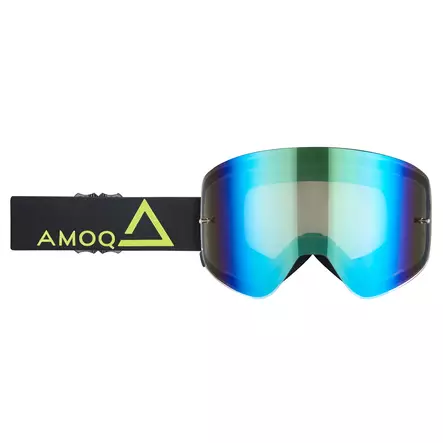 AMOQ Vision Magnetic Crossilasit Black-HiVis - Gold Mirror - ATV Ajolasit - 73338 - 1