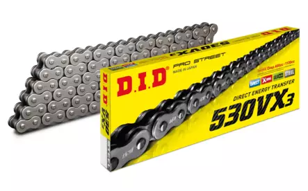D.I.D 530VX3 Ketju+Niittil. (ZJ) - Moottoripyörän Ketjut & rattaat - 100198 - 1