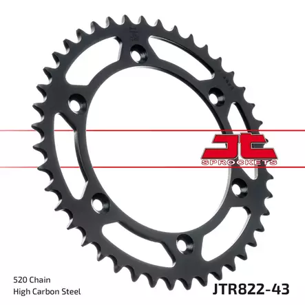 JT Takaratas JTR822.43 - Moottoripyörän Ketjut & rattaat - 99478 - 1