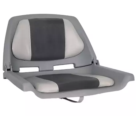 OS FISHERMANS SEAT FOLDING PADDED GREY/CHARCOAL - Veneen Istuimet & tuolit - 107408 - 1