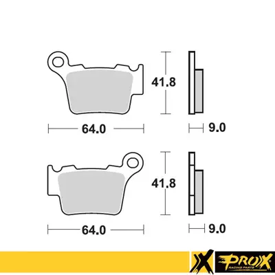 ProX Jarrupalasarja Taakse KTM125/150/200/250/300/350/450/525/530 - Moottoripyörän Jarrupalat - 91918 - 1
