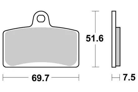Sbs Jarrupalat Sintered - Moottoripyörän Jarrupalat - 103458 - 1