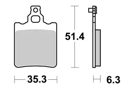 Sbs Jarrupalat Sintered Offroad - Moottoripyörän Jarrupalat - 104328 - 1