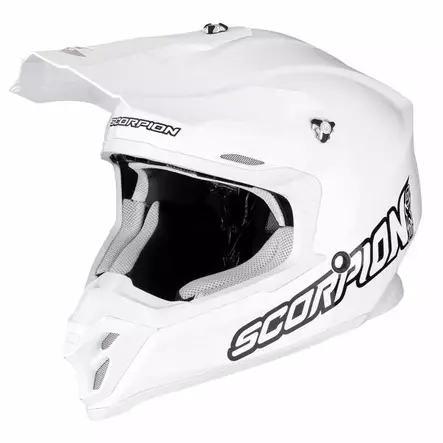 SCORPION Crossikypärä VX-16 EVO AIR Solid valkoinen M - MP Offroad-kypärät - 106908 - 1