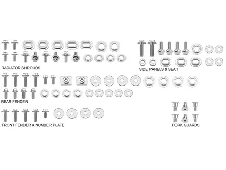 Sixty5 Ruuvi- ja pulttisarja Yamaha - Moottoripyörän Pultit & kiinnikkeet - 93378 - 1