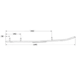 Sno-X Defender Ohjausrauta pari - Moottorikelkan Ohjausraudat - 69948 - 1
