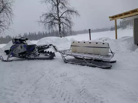 Sno-X Tundra Reki Säädettävä vetokoukku Goose Neck (sis. asennussarja) - Moottorikelkan Reet & pulkat - 94678 - 1
