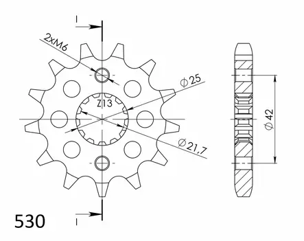 Supersprox / JT Eturatas 513.16 - Moottoripyörän Eturattaat - 101548 - 1