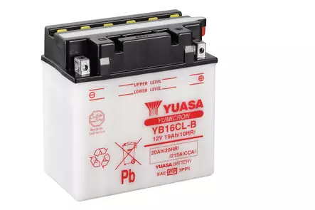 Yuasa akku, YB16CL-B (cp) Happopatruuna mukana (2) - Yleisosat - Akut - 108318 - 1