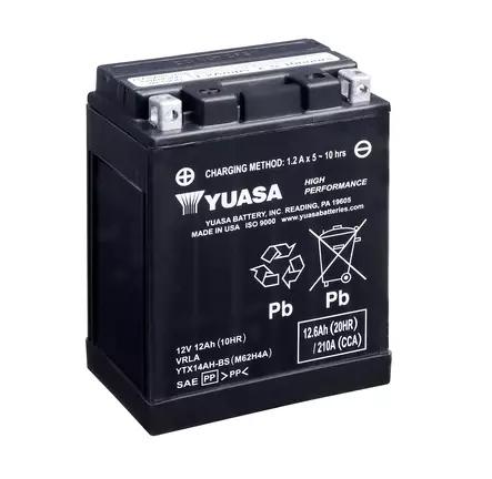 Yuasa akku, YTX14AH-BS (cp) - Yleisosat - Akut - 108808 - 1