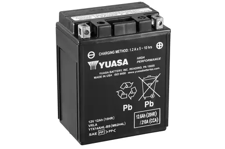 Yuasa akku, YTX14AHL-BS (cp) - Yleisosat - Akut - 108148 - 1
