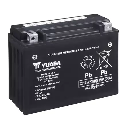 Yuasa akku, YTX24HL-BS (cp) - Yleisosat - Akut - 107018 - 1