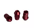 Alumiinimutterisarja punainen 1,25mm nousu, 12mm, 16 kpl - Pultit ja mutterit - 115518 - 1