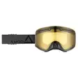 AMOQ Vision Vent+ Magnetic Ajolasit Tumman Harmaa-Musta - Keltainen - Moottorikelkan Ajolasit - 84018 - 1