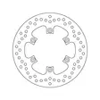 Brembo Serie Oro jarrulevy - Moottoripyörän Jarrulevyt - 102418 - 1