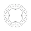 Brembo Serie Oro jarrulevy - Moottoripyörän Jarrulevyt - 102438 - 1