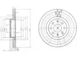 JARRULEVY DELPHI, 2 KPL / PKT, ETU, FIAT GRANDE PUNTO / OPEL - Yleisosat ja tarvikkeet - 14828 - 1
