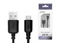 MICRO-USB KAAPELI 1,2M MUSTA - Yleisosat ja tarvikkeet - 45918 - 1