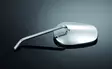 MIRROR CLASSIC (2 PC) CHROME with E-Mark chrome M10x1,25mm - Moottoripyörän Peilit - 84518 - 1