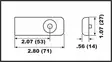 Perf metals anodi trimmisylinteri Mercury Verado 6 - Veneen Anodit - 108918 - 1