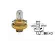 POLTTIMO 12V 1.5W B8.4D BEIGE - Yleisosat ja tarvikkeet - 68678 - 1
