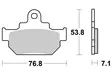 Sbs Jarrupalat Ceramic - Moottoripyörän Jarrupalat - 104958 - 1