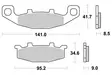 Sbs Jarrupalat Sintered - Moottoripyörän Jarrupalat - 105078 - 1