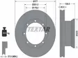 TEXTAR JARRULEVY 377MM MB ATEGO TAKA - Yleisosat ja tarvikkeet - 55508 - 1