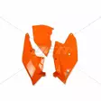UFO Sivunumerokilvet KTM125-525 SX/SXF 16-18 EXC/EXC-F 17-19 Oranssi 127 - Moottoripyörän Sivupaneelit - 84958 - 1