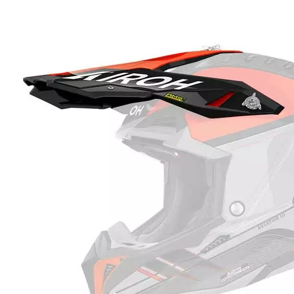 Airoh Aviator 3 Peak Saber Orange Gloss - MP Lipat & ruuvit - 85839 - 1