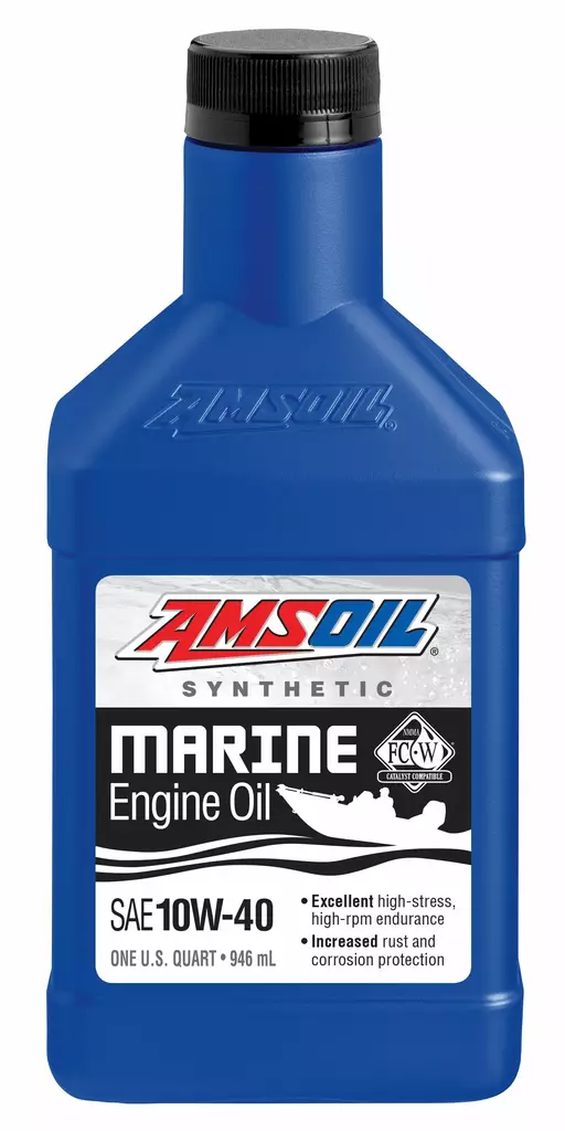Amsoil 10W-40 Formula 4-Stroke® Marine Synthetic Oil 946ml - Veneöljyt & polttoaineen lisäaineet - 109779 - 1