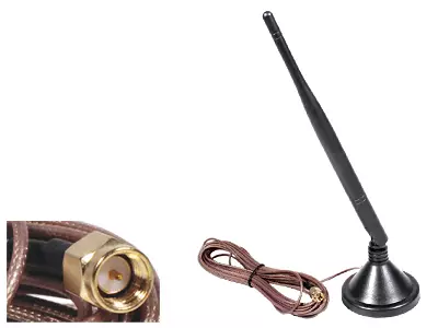ANTENNI 7 M KAAPELILLA DIGITAL 2,4GHZ 5DB - Yleisosat ja tarvikkeet - 49619 - 1