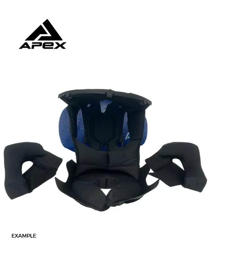 APEX MI100 Linerset cheekpads and topliner M - MP Poskipalat & Sisustat - 79359 - 1