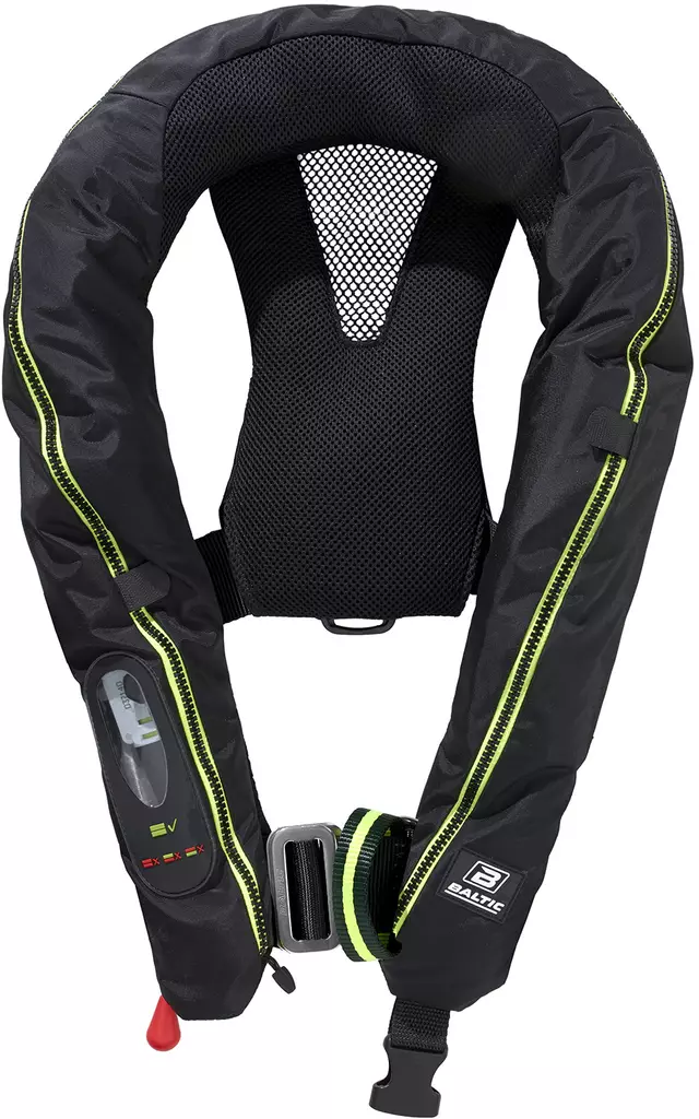 Baltic Legend harness auto ilmatäytteinen pelastusliivi musta 40-120kg - Veneen Ilmatäytteiset pelastusliivit - 114139 - 1