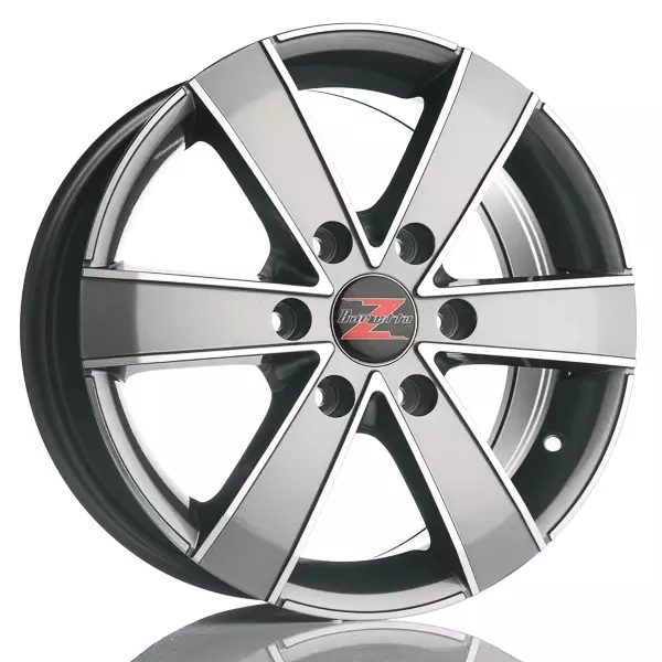 Barzetta Toro TitaniumPolish Pakettiautoihin 7x17 Jako: 6x130 ET: 55 vanne - 17-tuumaiset - 3749 - 1