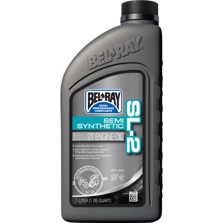 Bel-Ray SL-2 Semi-Synthetic 2T Engine Oil 1L - Moottoriöljyt - 84359 - 1