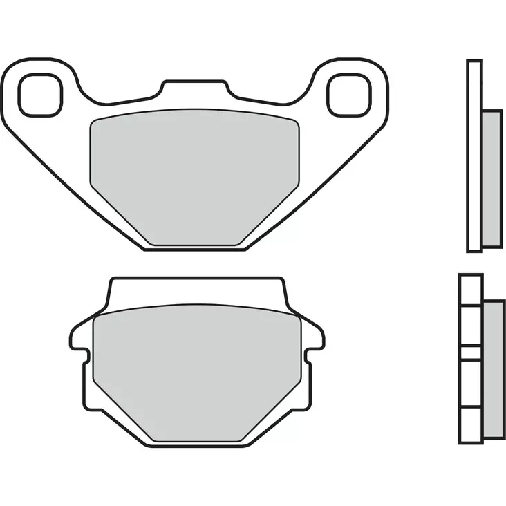 Brembo Jarrupalat Carbon-Ceramic - Moottoripyörän Jarrupalat - 102049 - 1