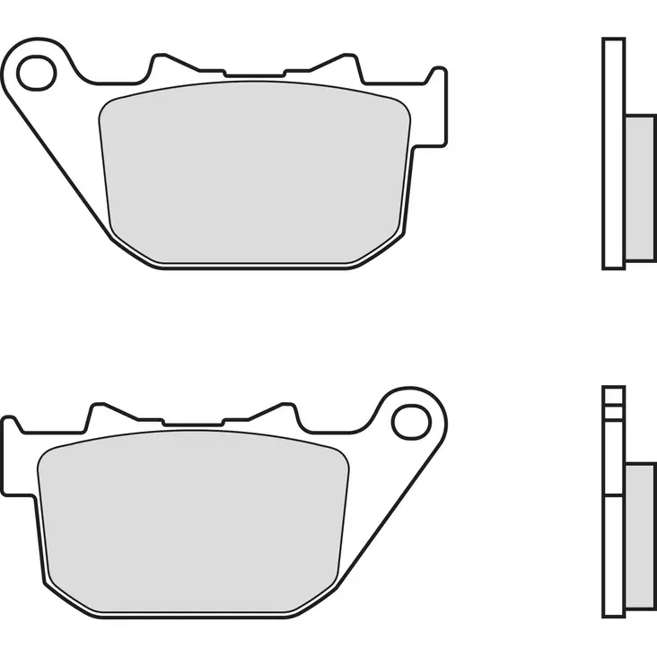 Brembo Jarrupalat Taakse Sintered Road - Moottoripyörän Jarrupalat - 102569 - 1