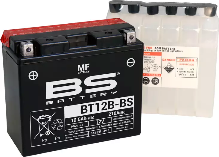 BS Battery BT12B-BS MF (cp) Maintenance Free - Yleisosat - Akut - 107599 - 1