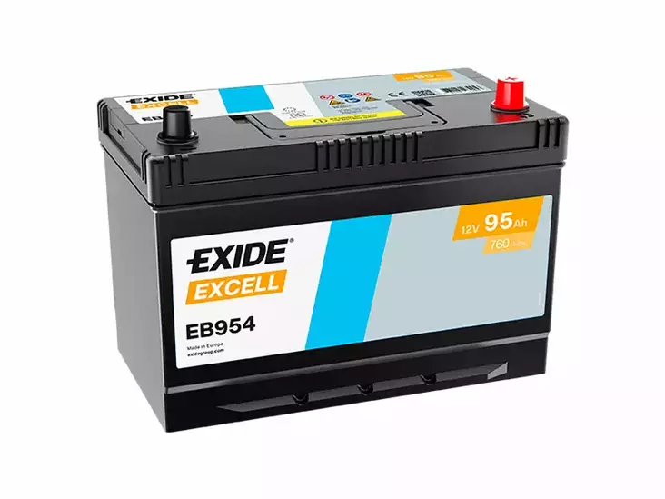 EB954 EXIDE EXCELL 95AH 306X173X222 -/+ 760A - Yleisosat ja tarvikkeet - 45769 - 1